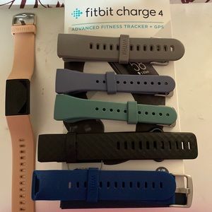 Fitbit charge 4 bundle.